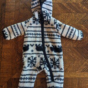 Baby pram snowsuit